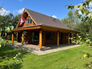 Canadees loghome Cedar Spirit Lodge met sauna - 0