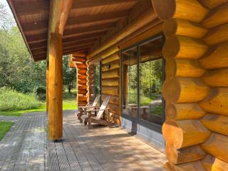 Canadees loghome Cedar Spirit Lodge met sauna - 2