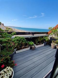 Duplex vue imprenable sur la baie de Wissant Balnéo et 2 terrasses - 7
