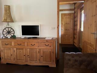 Canadees log home Maple Leaf Lodge met sauna - 3