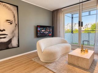 Karls Business Apartment H42 mit separatem Büro und Balkon - 9