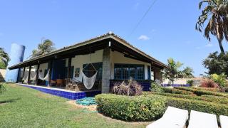 Refugio com piscina e varanda incrível a 100 metros da praia de Cumbuco - 3 suítes com ar condicionado - 5