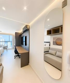 Studio moderno em andar alto com vista mar #2005 - 6