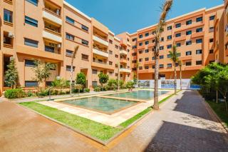 2BR Modern Apt 2min M Avenue Balcony Fiber WiFi 2 Pools 24 7 Security Hivernage - 3