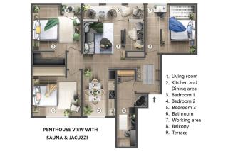 Penthouse View with Sauna & Jacuzzi Old Town - 5