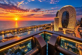 Nice Sea View Aparthotel in Orbi City Batumi - 0