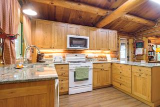 North Woods Log House w/ Exceptional Privacy! - 3