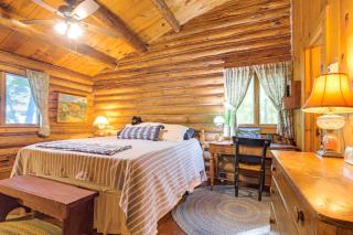 North Woods Log House w/ Exceptional Privacy! - 2