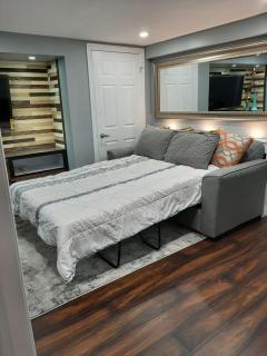 Entire basement , 1 bedroom with 2 beds, 1 full bath - 4