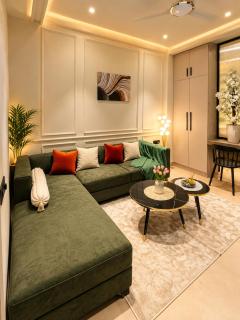 The Olive Nest- Warm and Luxe 1 BHK - 2
