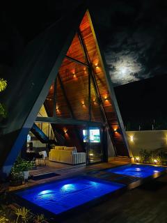 Luxury Chalet w Heated Pool & Bathtub with a View - 8