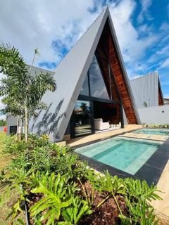 Luxury Chalet w Heated Pool & Bathtub with a View - 0