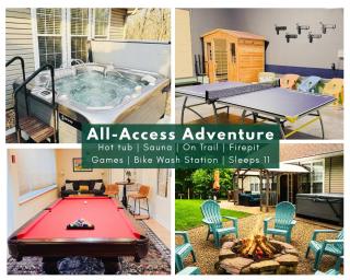 Bella Basecamp - Sleeps 11, Hot Tub, Sauna, On-trail next to OZ Bike Park - 0