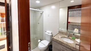 Flat na praia com varanda e cozinha 417 - 1