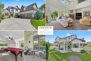 5BR Meridian Custom Home • Pool Table• Home Office - 0
