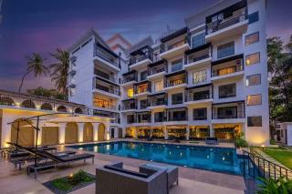 Luxury Designer 1BHK Flat with Pool Gym and Clubhouse near Calangute Beach - 3