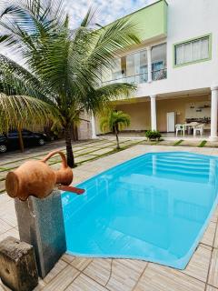 Apartamento com 3 quartos , 3 banheiros e piscina a 700 metros da praia de Taperapuan - 9