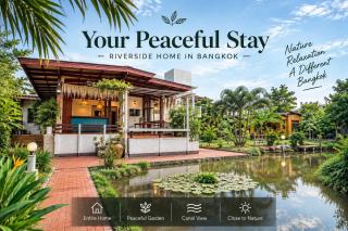 Canal-side Wooden House 3BR Private Garden - 8