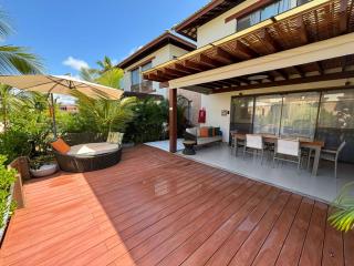 Casa com vista para o mar praia de Imbassai 3 quartos todos com suite e ar condicionado, 6 pessoas - 7