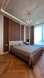 Cozy 50 m2 European-style two-bedroom apartment for rent by the night, Almaty - 0