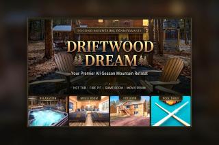 Poconos 5BR Luxury Cabin with Hot Tub Sauna Game Room Theater - 0