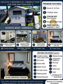 Metro hideaway Quiet 2BRFlat, 5 mins to Suva City - 0