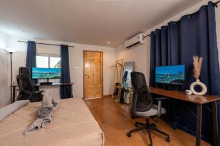 Dual Workstation Lakeside Bungalow and 2 Monitors - 9