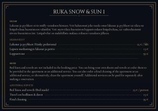Ruka Snow&Sun 1 - Sauna, Takka, AC-Ilmastointi, Wifi, Sähköauton lataus, Autokatos - 5