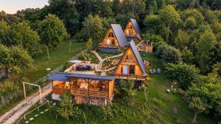 Carpatina A-Frame Retreat - Rustic Cabins for Couples - 0