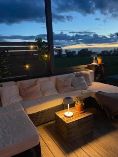 Modern bungalow med havsutsikt på Tofta strand - 7