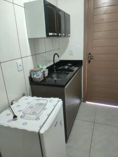 Estúdio com cozinha, duas camas e banheiro em Foz do Iguaçu - 5