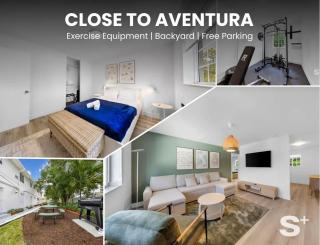 Sleek 1-BD Miami Apt Gym, BBQ, Free Parking - 0