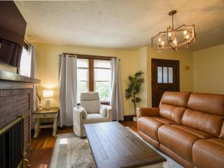 Brick Fireplace - Central Omaha - Family Haven home - 1
