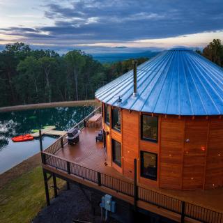 Luray Yurt - World's Largest Yurt - Sleeps 16, Hot Tub, Sauna, Pond - 7