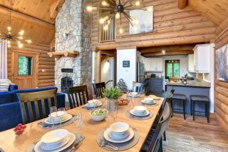 LOG CABIN w HOT TUB, BEACH access, near of TREMBLANT - 3