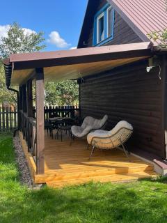 PODLASKA CHATKA Premium Cottage przy lesie, z tarasem i światłowodem -  - 1
