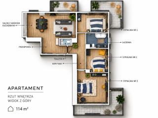 Apartament Solano z 3 sypialniami, parkingiem i klimatyzacją - 500 metrów od plaży - 4
