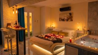 Private Suite Jacuzzi - 2 min to Metro& Acropolis - 0