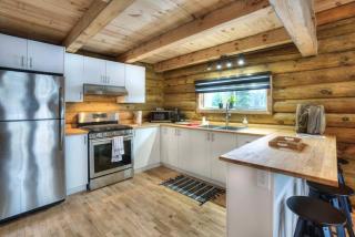 Log cabin with SPA, pool, and small beach - 1