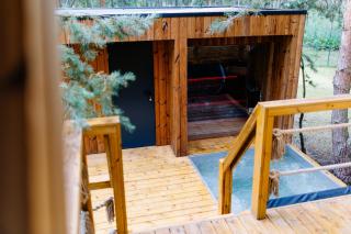 Prywatne SPA na drzewie -sauna,jacuzzi,masaż-Agroturystyka Młodnik - 1