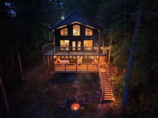 Chasin Turkeys Lakefront Cabin with Hot Tub Arcade Fire Pit - 0