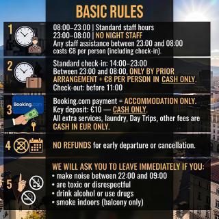 NOT FOR YOU! "No party & Many rules" Hostel N1 - Rigid Rules - 8