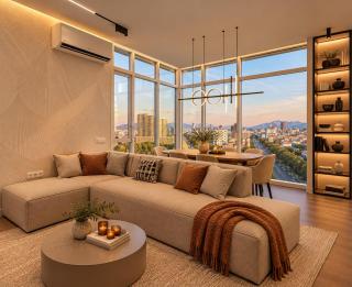 Luxury Top- Floor Apartment with Panoramic View - Tirana - 1