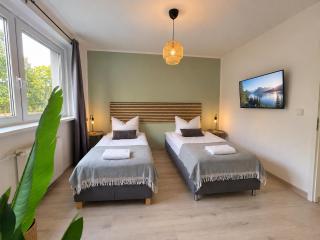 Havn Apartments - 5 Einzelbetten Boxspring, Küche, WIFI, Smart TV, Balkon, 24h Check-In - 6