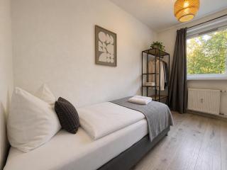 Havn Apartments - 5 Einzelbetten Boxspring, Küche, WIFI, Smart TV, Balkon, 24h Check-In - 4