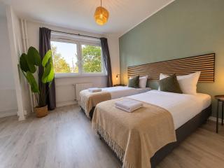 Havn Apartments - 5 Einzelbetten, Küche, WaMa, Balkon, WIFI, Smart TV, 24h Check-in - 7