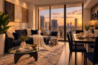 Luxury High Floor Skyline Apartment Near Cruise Port - 6