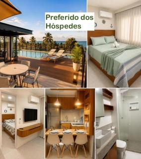 Vista mar - Flat Mar de Campas - novo com garagem - 0