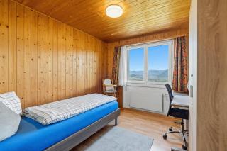 Nebelmeer Chalet Grabs mit Panorama über das Rheintal - 2