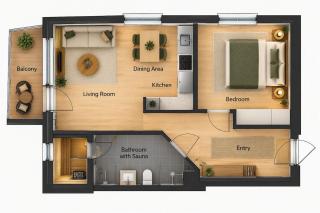 Lapland city retreat with private sauna, sleeps 5 - 3